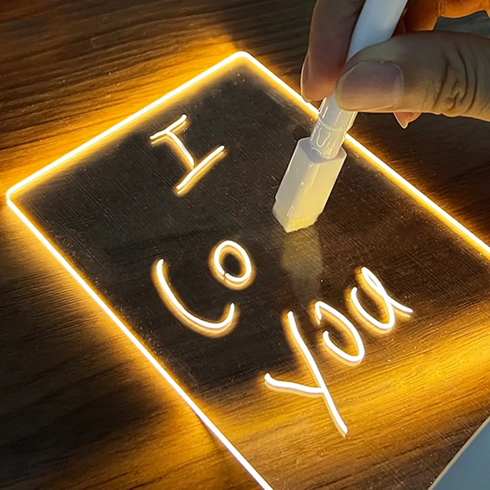 GlowWrite: LED Note Board